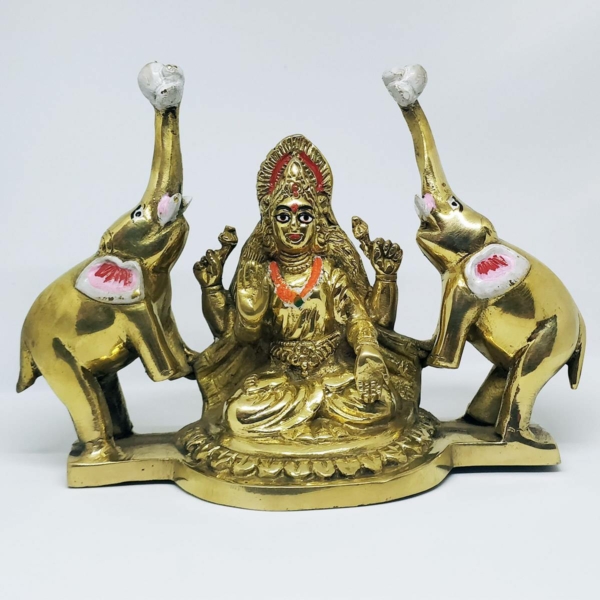 Brass Gaja Laxmi Idol for Home Puja Odisha Shop