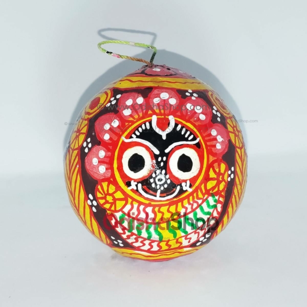 Handmade Coconut Shell Crafts Painting from Raghurajpur