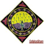 Handcrafted Pipili Chandua Peacock Design Wall Hanging Applique Work For Home Decor