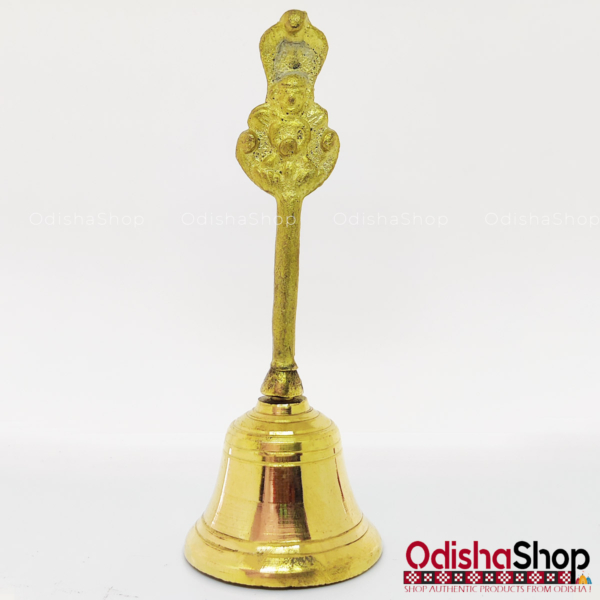 Brass Puja Bell Ghanti Big Size Garud Design