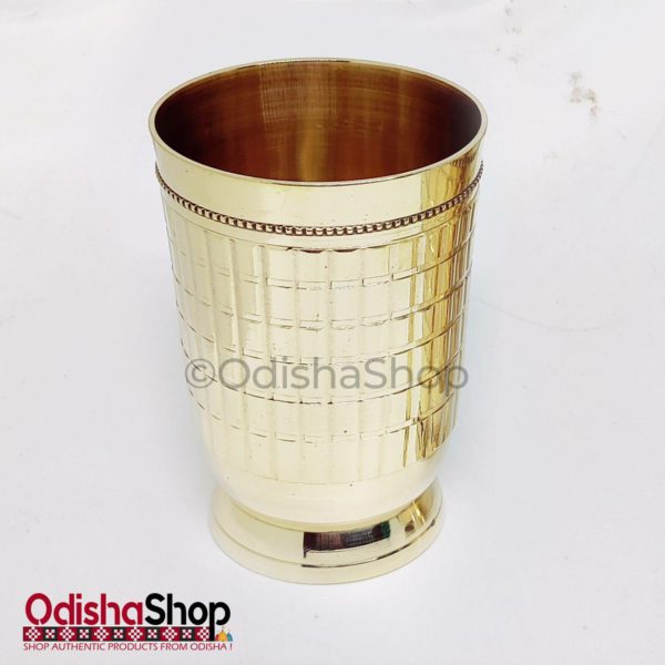 Handmade Brass Glass made in Odisha From OdishaShop