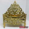 Heavy Brass Singhasan Used in Temple for Puja for Placing God Idols, God Chair, God Sofa Decorative Showpiece
