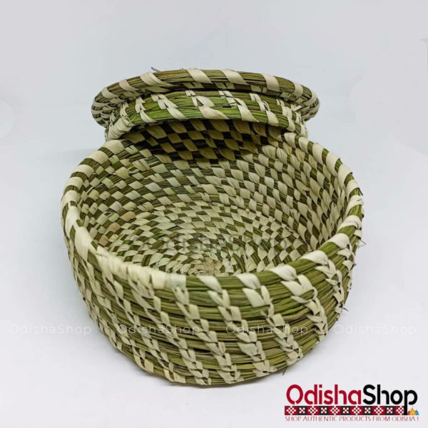 Jute Handmade baskets from natural grass1