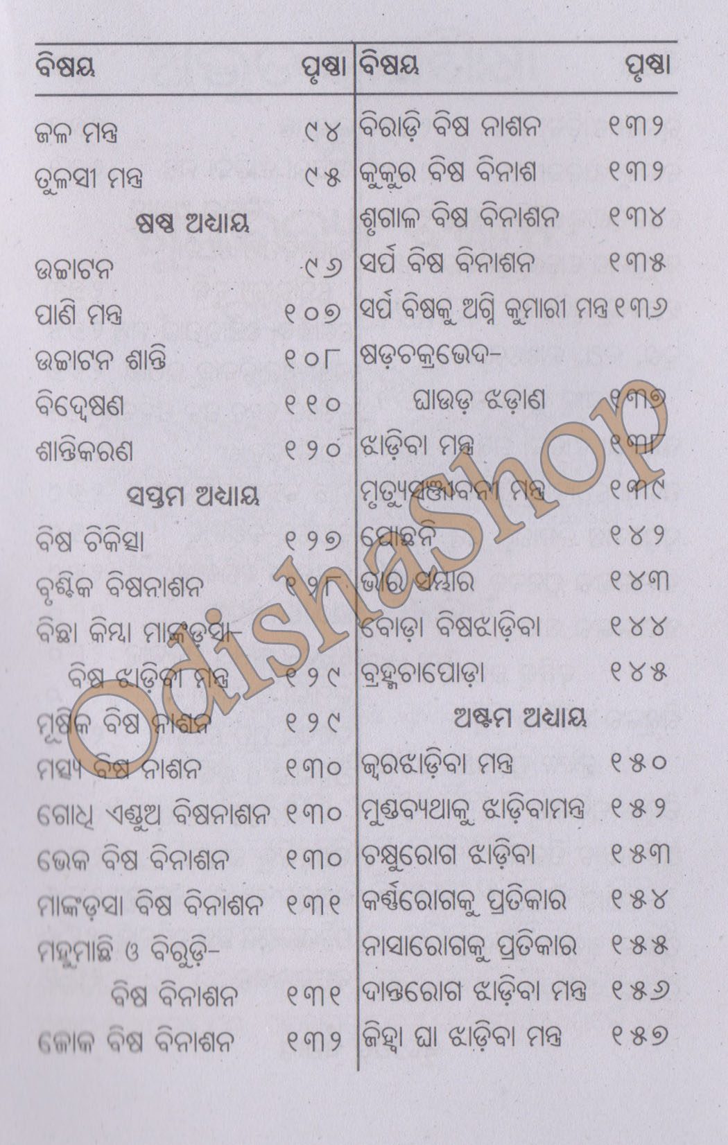 Odia Spiritual Book Adbhuta Mantra Shikshya From Odishashop8