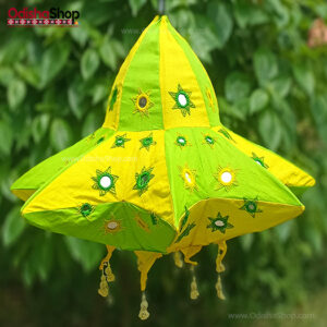 Green & Yellow Lampshades From Odishashop